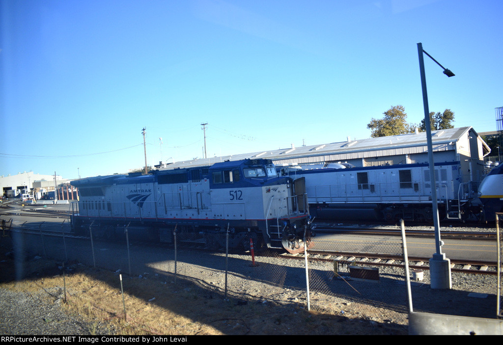 Various rolling stock in Oakland Yard-view from Capitol Corridor Train